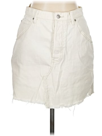 We the Free Denim Skirt (view 1)