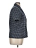 Alfred Dunner Houndstooth Blue Blazer Size 14 - photo 4