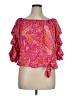 CeCe 100% Polyester Pink 3/4 Sleeve Blouse Size XL - photo 1