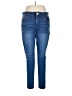 Democracy Solid Blue Jeans Size 16 - photo 1