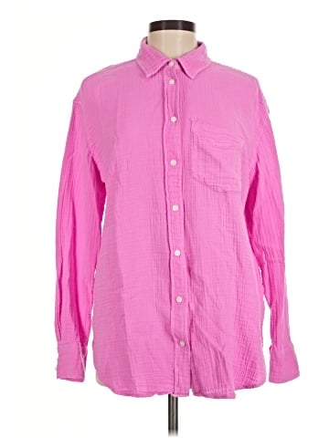 Gap Long Sleeve Button-Down Shirt (view 1)
