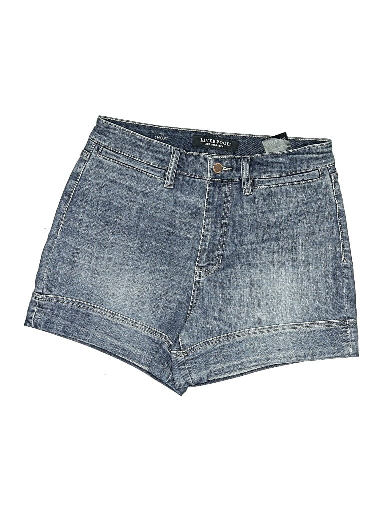 Pre-owned Liverpool Los Angeles Denim Shorts In Blue