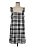 MNG Plaid Black Casual Dress Size M - photo 1