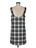 MNG Plaid Black Casual Dress Size M - photo 2