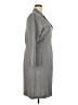Helene Blake 100% Polyester Gray Casual Dress Size 18 - photo 4