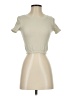 Zara Ivory Short Sleeve Turtleneck Size XS - photo 1
