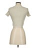 Zara Ivory Short Sleeve Turtleneck Size XS - photo 2