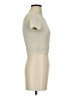 Zara Ivory Short Sleeve Turtleneck Size XS - photo 4
