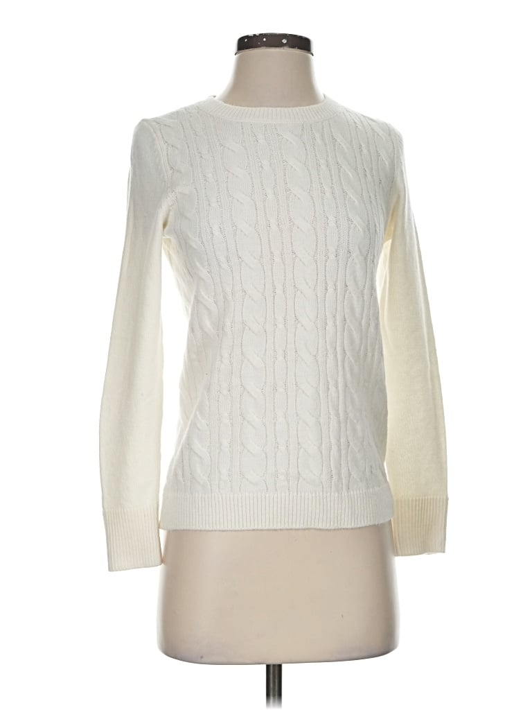 Pre-owned Talbots Pullover Sweater In Ivory