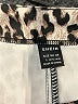 Shein 100% Polyester Animal Print Silver Casual Pants Size L - photo 6