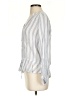 Rails Stripes Silver 3/4 Sleeve Blouse Size S - photo 5