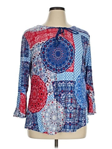 Ruby Rd. 3/4 Sleeve Blouse (view 1)