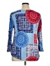 Ruby Rd. Blue 3/4 Sleeve Blouse Size XL - photo 2