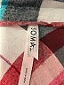 Soma Plaid Burgundy Long Sleeve Button-Down Shirt Size XXL - photo 7