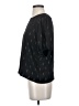 Madewell 100% Polyester Black Metallic Jacquard Puff-Sleeve Top Size S - photo 5
