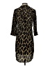L'Agence Animal Print Black Casual Dress Size XS (0) - photo 2