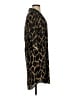 L'Agence Animal Print Black Casual Dress Size XS (0) - photo 4