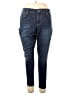 Maurices Solid Blue Jeans Size 18 - photo 1