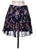 American Eagle Outfitters 100% Polyester Floral Black Casual Skirt Size 0 - photo 2