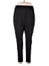 Pop Fit Solid Black Active Pants Size 3XL - photo 1