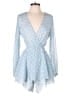 Assorted Brands 100% Polyester Polka Dots Blue Romper Size S - photo 1