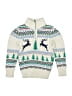 Crewcuts 100% Cotton Print Ivory Pullover Sweater Size XS (kids) - photo 1