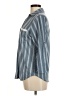 Eden & Olivia Stripes Blue Gray 3/4 Sleeve Blouse Size M - photo 5