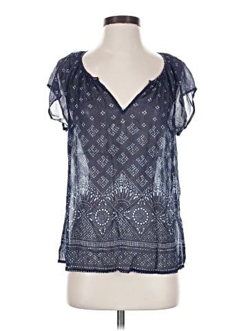 Joie Short Sleeve Silk Top (view 1)