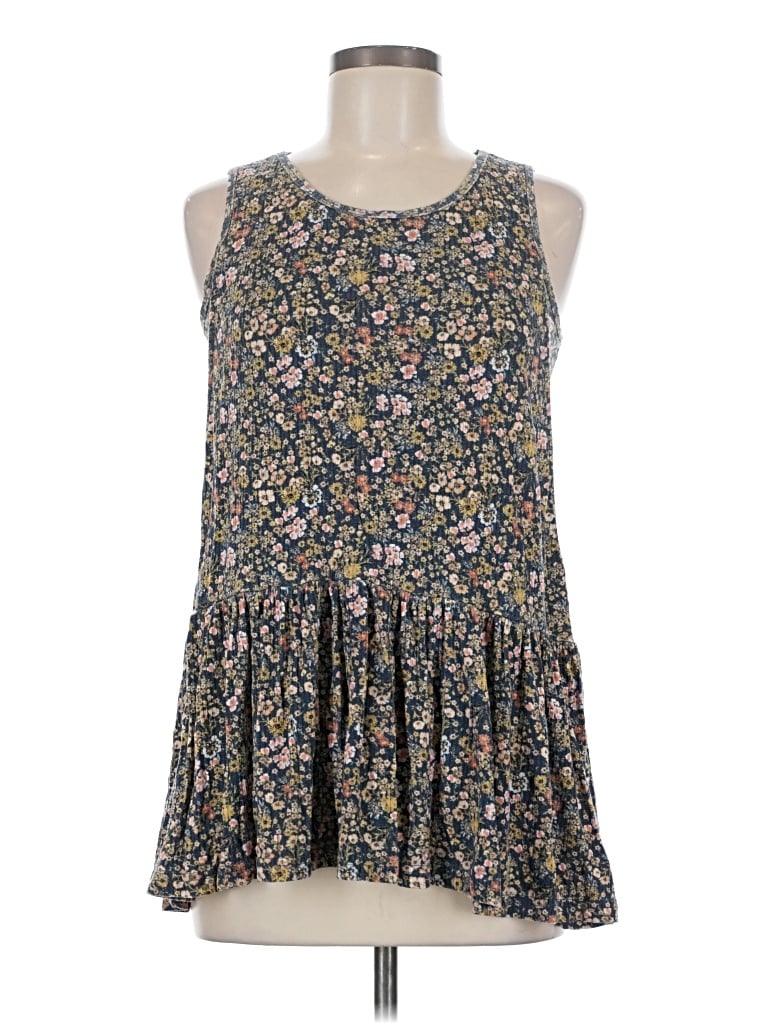 Pre-owned Unbranded Sleeveless Blouse In Black