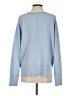 French Connection Solid Blue Pullover Sweater Size S - photo 2