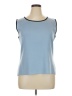 misook Blue Sleeveless Top Size XL - photo 1