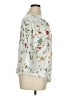 Unbranded Floral White 3/4 Sleeve Blouse Size XL - photo 4