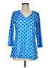 Tango Mango Blue 3/4 Sleeve T-Shirt Size M - photo 1