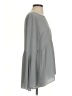 Ann Taylor LOFT 100% Polyester Gray Long Sleeve Blouse Size S - photo 4