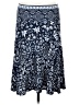 Max Studio Paisley Blue Casual Skirt Size M - photo 1