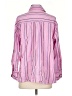 Zara Stripes Pink Long Sleeve Button-Down Shirt Size XS - photo 2