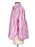 Zara Stripes Pink Long Sleeve Button-Down Shirt Size XS - photo 5