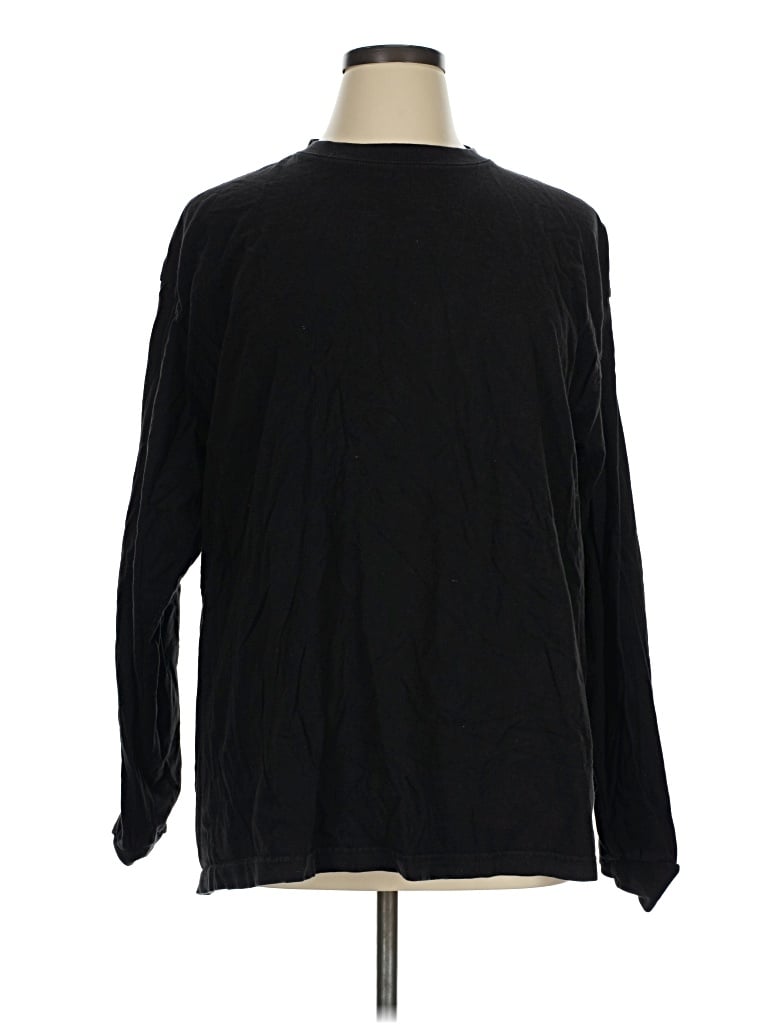 Pre-owned Assorted Brands Long Sleeve T-shirt In Black