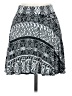 Decree Paisley Gray Casual Skirt Size M - photo 1