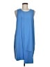 Mud Pie Solid Blue Casual Dress Size M - photo 1