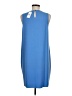 Mud Pie Solid Blue Casual Dress Size M - photo 2
