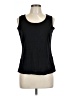 Notations Black Sleeveless T-Shirt Size L - photo 1