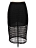 Renvy Graphic Black Formal Skirt Size L - photo 1