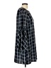 ECI Plaid Blue Casual Dress Size 10 - photo 4