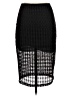 Renvy Graphic Black Formal Skirt Size L - photo 2