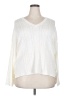 Adrianna Papell White Pullover Sweater Size 2X - photo 1