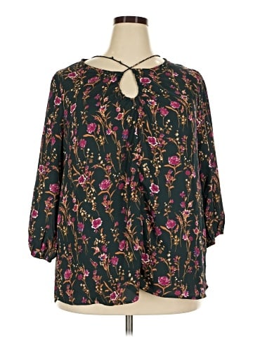 Papermoon 3/4 Sleeve Blouse (view 1)