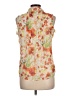 Vertigo Paris Orange Sleeveless Blouse Size Lg - photo 2