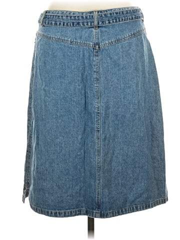 Basic Editions Denim Skirt (view 2)