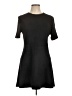Karlie Solid Black Casual Dress Size L - photo 1